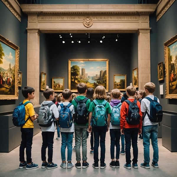Comment planifier une sortie éducative dans un musée avec un groupe scolaire?