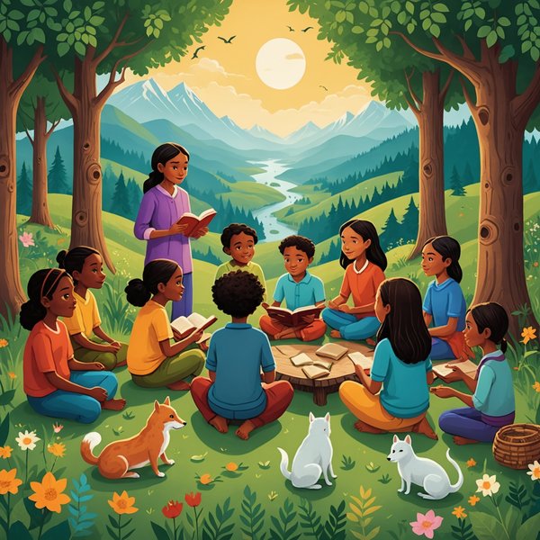 Comment créer un club de lecture pour enfants sur les contes du monde?